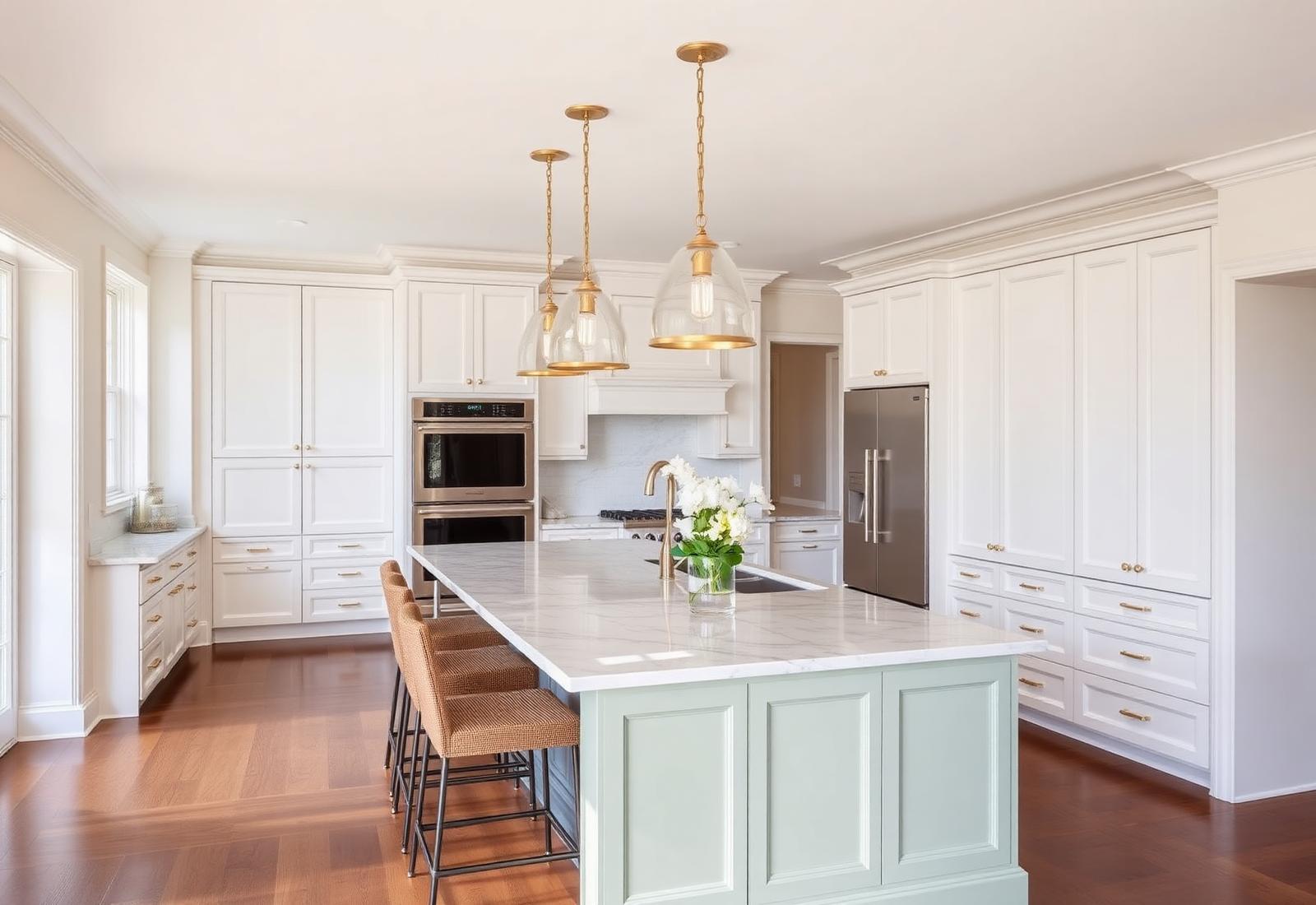 Open-concept kitchen